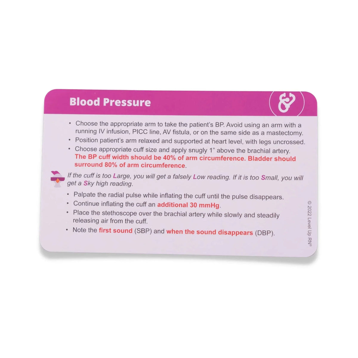 card back view of Health Assessment - Nursing Flashcards
