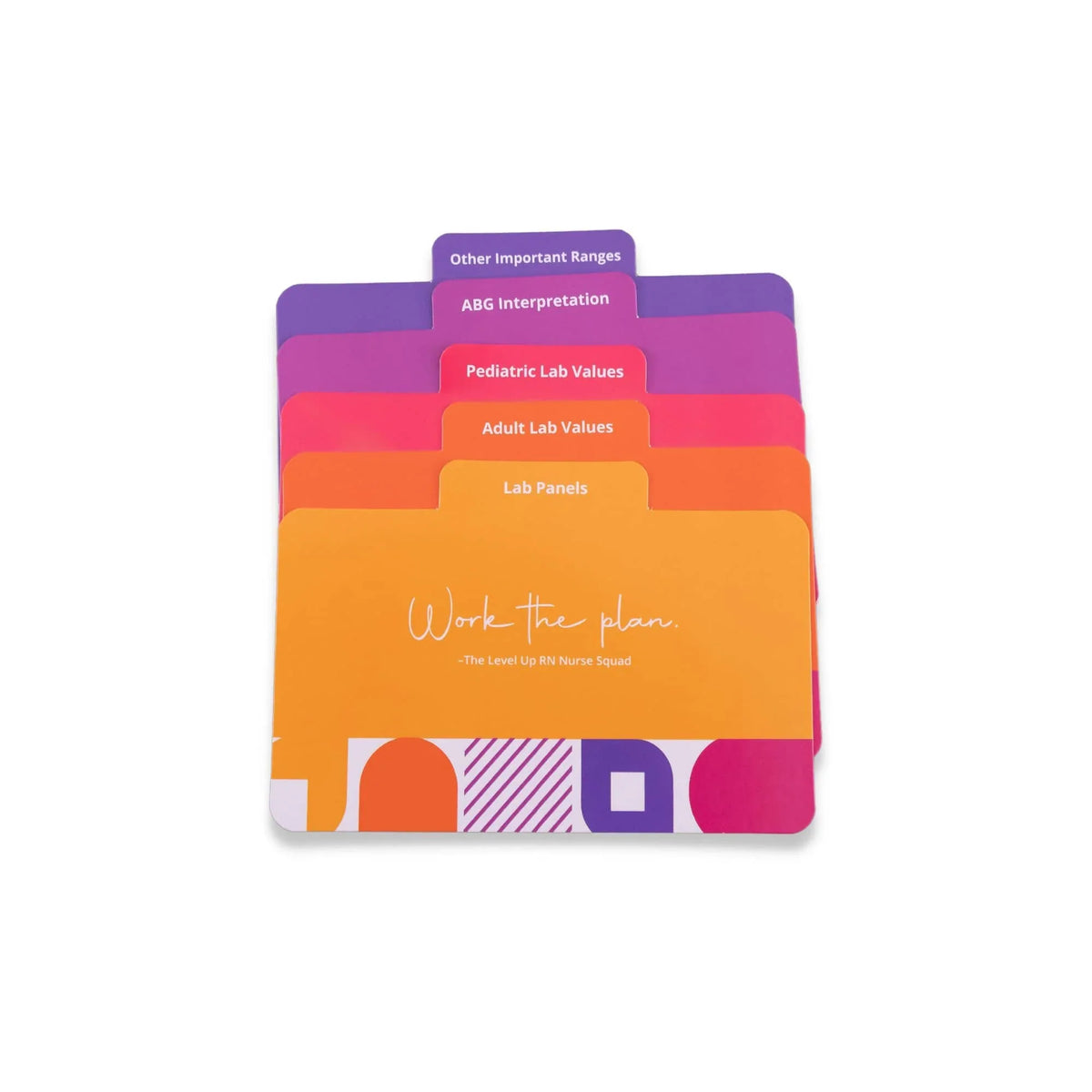tabs view of Lab Values & ABG Interpretation - Nursing Flashcards